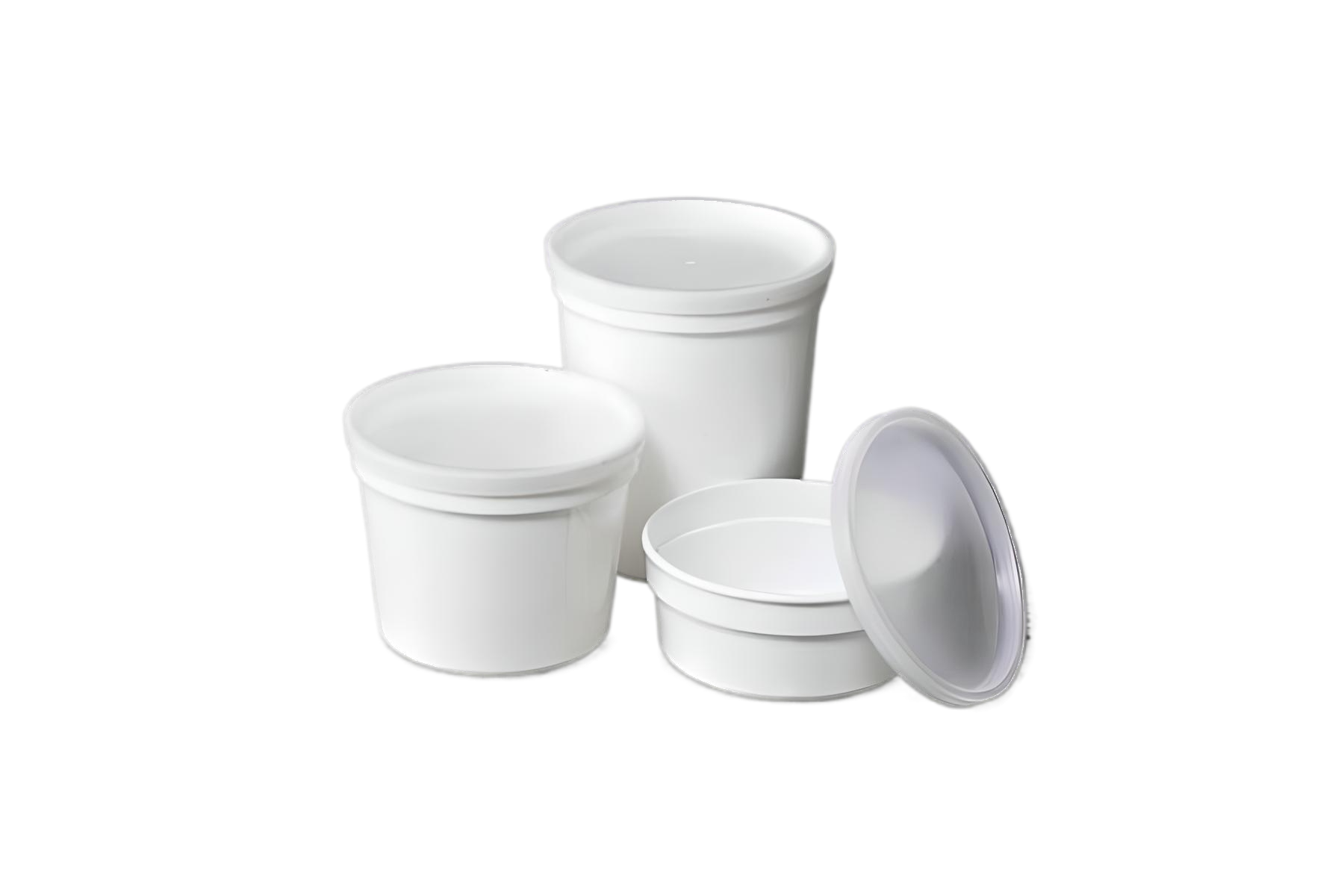 Plastic Round Box.